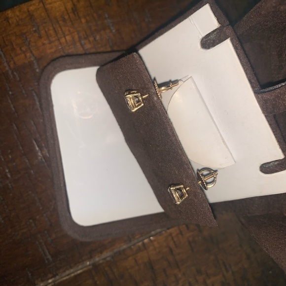 Diamond earrings H Sl2 Bright White 1.33 ctw 14k - Picture 5 of 7